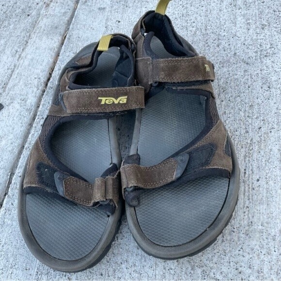 Teva Katavi 4144 Outdoor Hiking Sandals Brown Leather - Picture 14 of 15